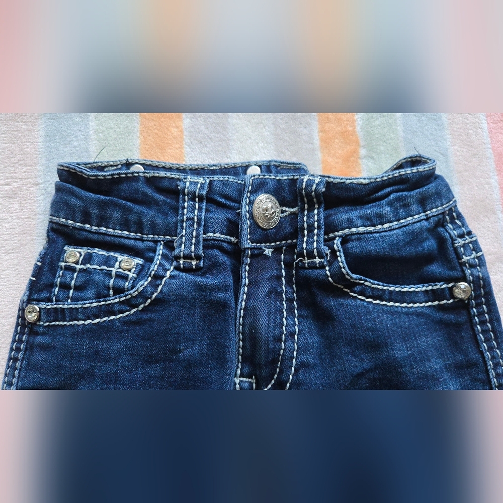 Girls (4) Rodeo Girl Blue Jeans - Picture 3 of 10